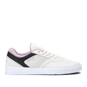 Supra Mens SAINT Bone/Black/white Low Top Shoes | CA-54542